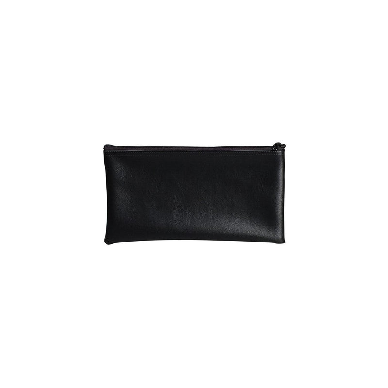 PM Company Securit Bank Deposit/Utility Zipper Coin Bag, 11 X 6 Inches, Black (04621)