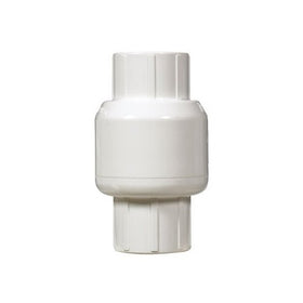 King Brothers Inc. KC-1250-S 1-1/4-Inch Slip PVC Schedule 40 Spring Check Valve, Gray
