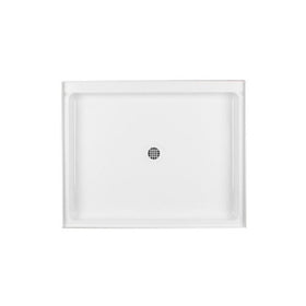 Swanstone R-3442-010 34-Inch by 42-Inch by 5-1/2-Inch Single Threshold Shower Floor, White Finish