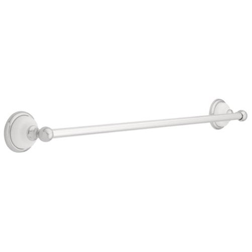 Franklin Brass126880 Bellini 24" Towel Bar, Polished Chrome & White