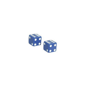Blue Dice Valve Caps Schrader Valve Bike Bicycle