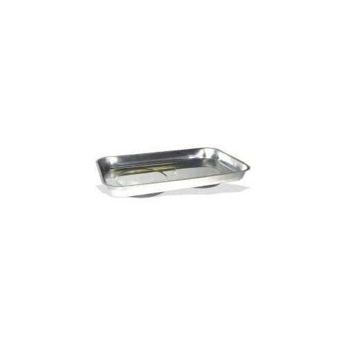 Magnetic 5-1/2" Stainless Steel Parts & Hobby Tray
