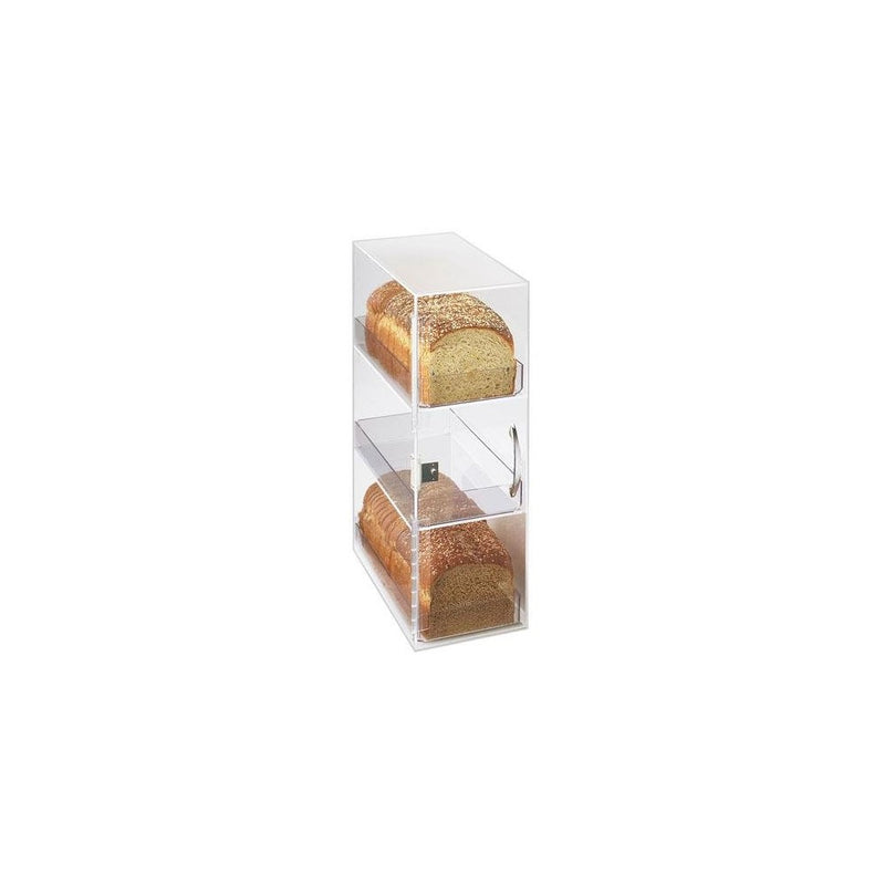 Cal-Mil 1204 Classic 3 Tier Bread Case, 7" Width x 12" Depth x 20" Height, Clear