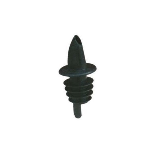 Spill-Stop Manufacturing Company Medium Black Plastic Pourer (04-0183) Category: Pumps and Pourers