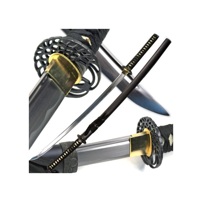 Ace Martial Arts Supply Classic Crane Tsuba Handmade Samurai Katana Sharp Sword-Musha