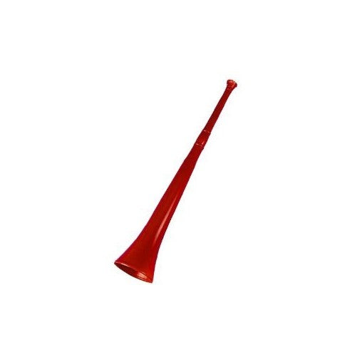 Vuvuzela Stadium Horn , 29 Inch Collapsible Noise Maker - Red
