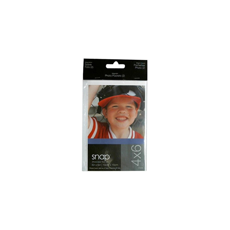 Snap 4x6 Clear Acrylic Magnetic Frame (Set of 2)