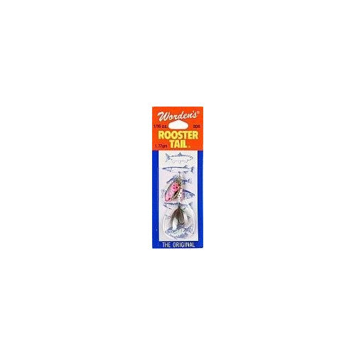 South Bend Sporting Goods Yakima Worden's Rooster Tail Lure, Rainbow Trout, 1/16 Oz.