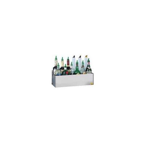 San Jamar B5532D Stainless Steel Double Rail Speed Rack Bottle Holder, 31-1/4" Width x 7-5/8" Height x 8" Depth