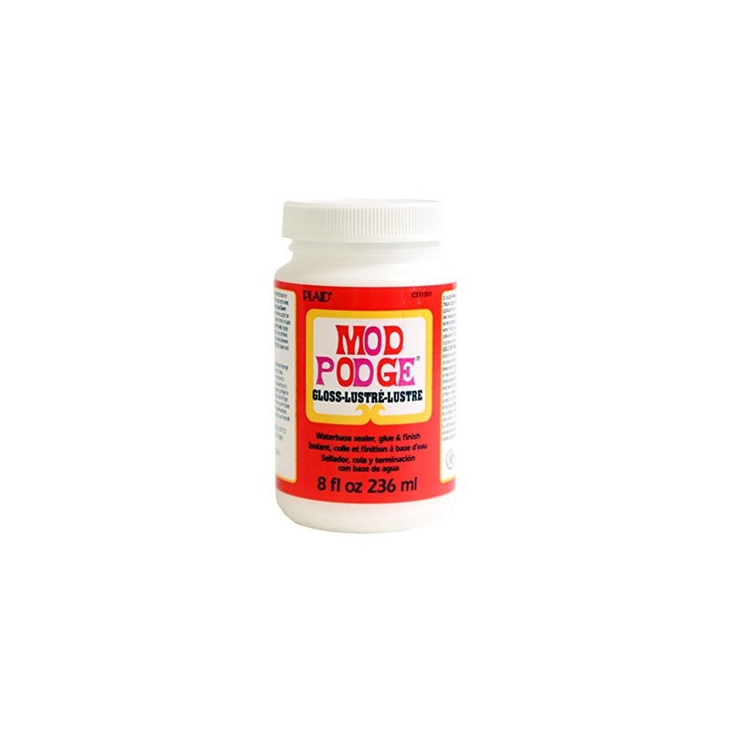 Mod Podge Waterbase Sealer, Glue and Finish (8-Ounce), CS11201 Gloss Finish