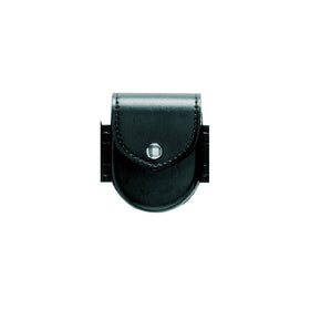 Safariland 90 Handcuff Case, High Gloss Black, Brass Snap, For Chain Handcuffs