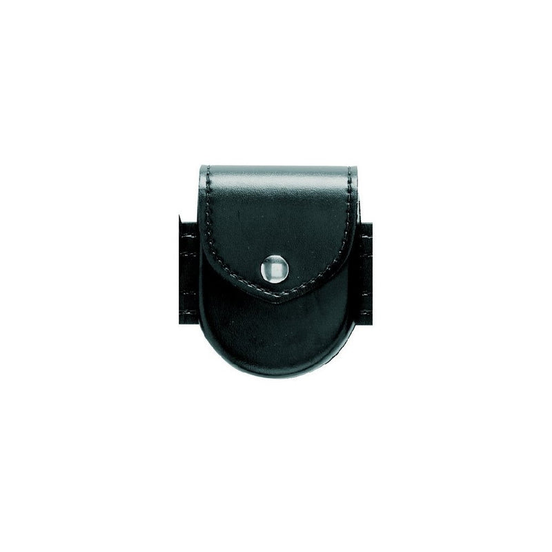Safariland 90 Handcuff Case, High Gloss Black, Brass Snap, For Chain Handcuffs