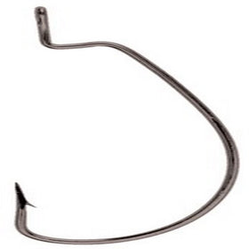 Lazer Sharp L092GK-2/0 Extra Wide Gap Worm Hook, 6 Piece (Platinum Black)