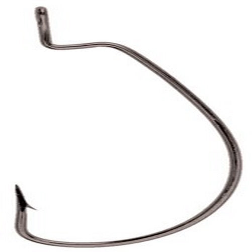 Lazer Sharp L092GK-2/0 Extra Wide Gap Worm Hook, 6 Piece (Platinum Black)