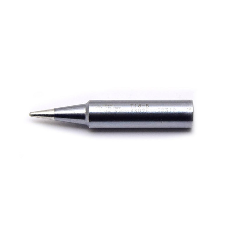 Hakko T18-B - T18 Series Soldering Tip for Hakko FX-888/FX-8801 - Conical - R0.5 mm x 14.5 mm