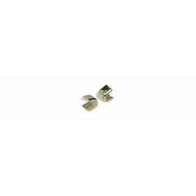 Tandy Leather #10 Zipper Top Stop Brass 10/pk 58102-030