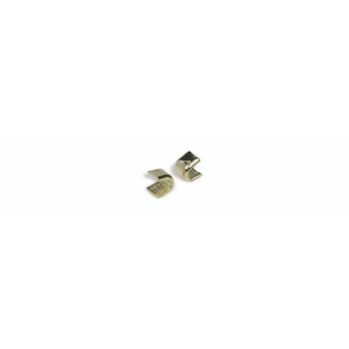 Tandy Leather #10 Zipper Top Stop Brass 10/pk 58102-030