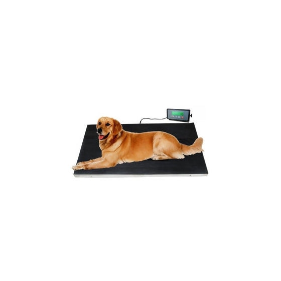 660lb Veterinary Dog Scale with Stainless Steel Platform and Rubber Mat for Dog Cat Pet Alpaca Llama Sheep Fish