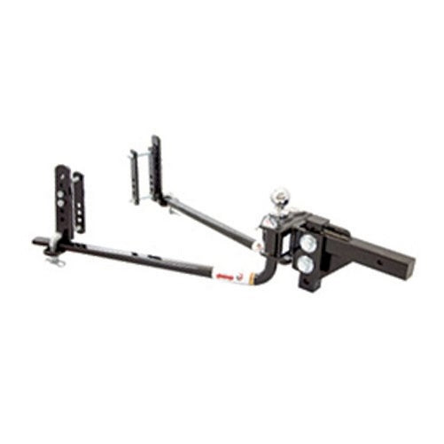 Fastway e2 2-Point Sway Control Round Bar Hitch, 94-00-1000, 10,000 Lbs Trailer Weight Rating, 1,000 Lbs Tongue Weight Rating, Weight Distribution Kit Includes Standard Hitch Shank, Ball NOT Included