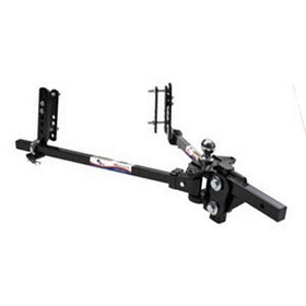 Fastway e2 2-Point Sway Control Round Bar Hitch, 94-00-0800, 8,000 Lbs Trailer Weight Rating, 800 Lbs Tongue Weight Rating, Weight Distribution Kit Includes Standard Hitch Shank, Ball NOT Included
