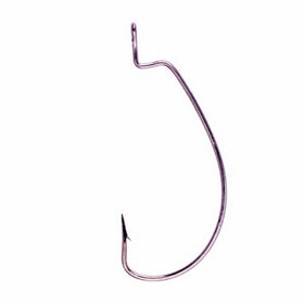 Lazer Sharp L092GH-1/0 Extra Wide Gap Worm Hook, 6 Piece (Platinum Black)