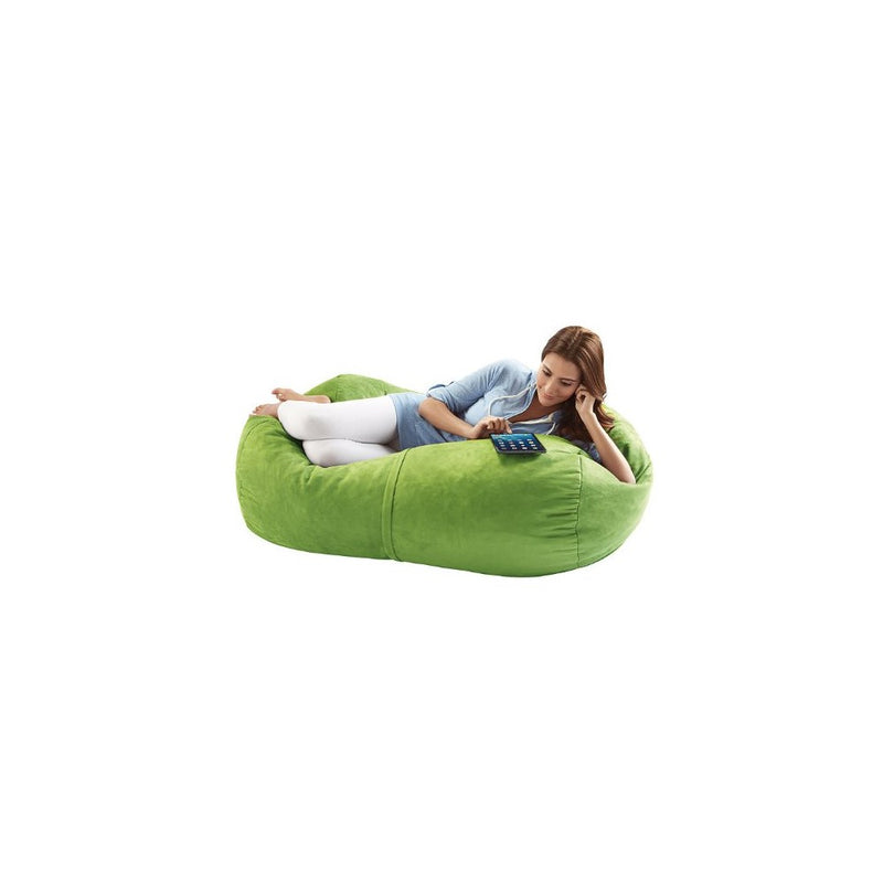 Jaxx Sofa Saxx Bean Bag Lounger, 4-Feet, Lime Microsuede