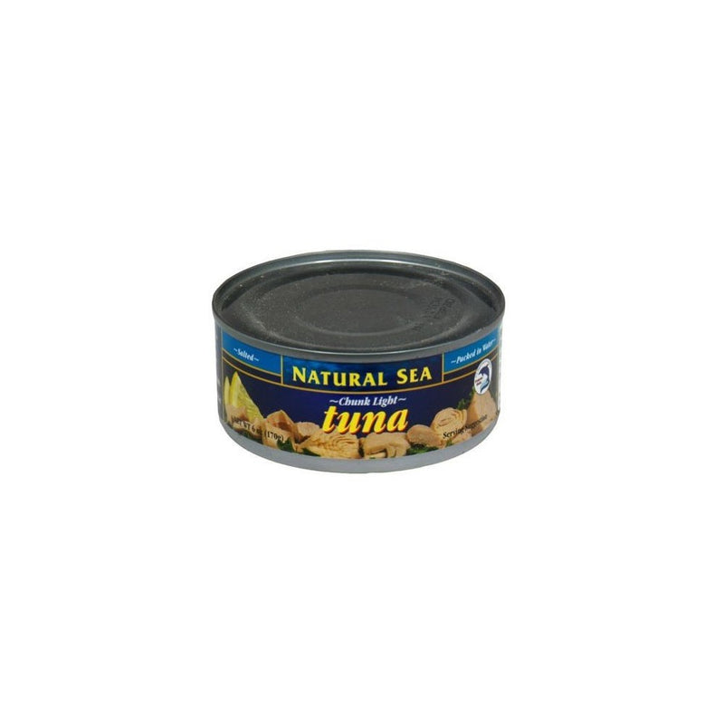 Natural Sea Chunk Light Yellowfin Salted Tuna, 5 Ounce - 12 per case.