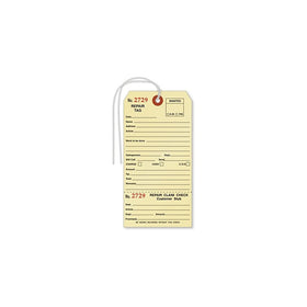 REPAIR - Manila Tags with, Manila 10pt Cardstock Tag with Stub, 500 Tags/Pack, 3.125" x 6.25"