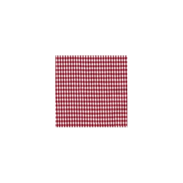 Red Gingham Pillow Sham - Size: 20 x 26 inches