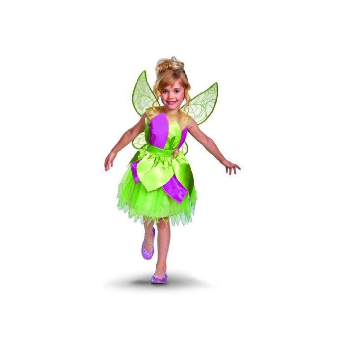 Disney Fairies Tinker Bell Deluxe Girls Costume, 3T-4T