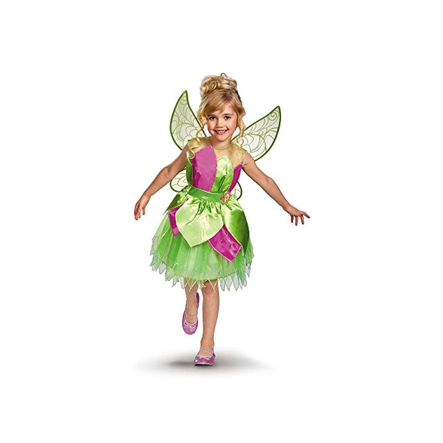 Disney Fairies Tinker Bell Deluxe Girls Costume, 7-8