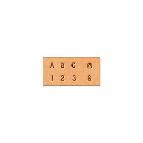 Tandy Leather Craftool 1/8" (3 mm) Alphabet & Number Set 8137-10