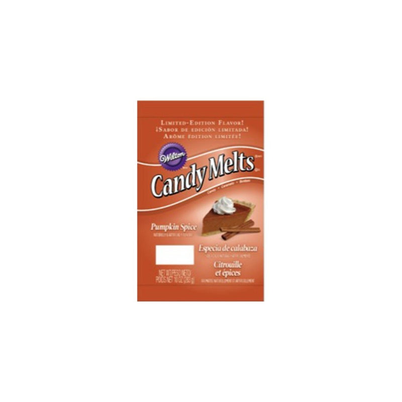 Wilton 1911-123 Pumpkin Spice Candy Melt, 10 oz package