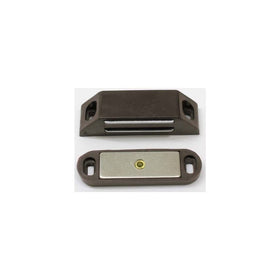 Ultra Hardware 13504 Heavy Duty Magnetic Catch-Brown-Polybagged, Pack Of 2