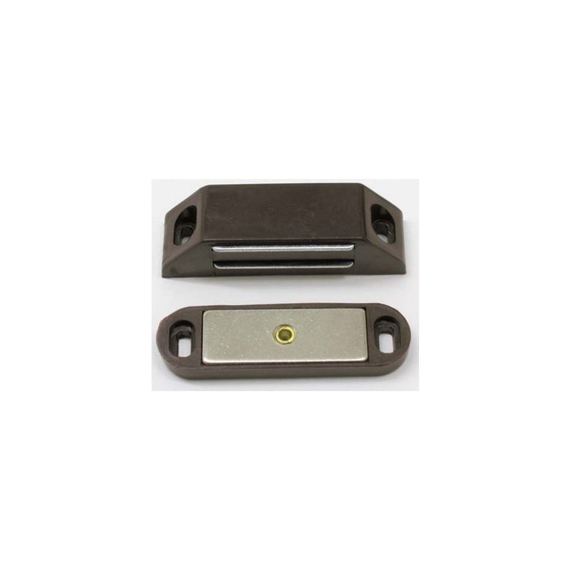 Ultra Hardware 13504 Heavy Duty Magnetic Catch-Brown-Polybagged, Pack Of 2