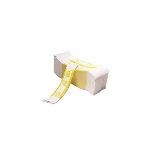 PM Company - Color-Coded Kraft Currency Straps, $10 Bill, $1000, Self-Adhesive, 1000/Pack 55031