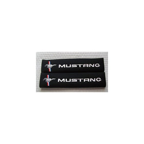 New Car Seat Belt Covers Shoulder Pads Pair for Select Brands (MUSTANG) by Monsterjesus
