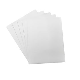 Dry Erase White Magnetic Sheet with Rounded Corners - 9" X 12" - 5 Sheets
