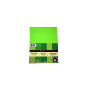 Recollections Cardstock Paper, 8 1/2 X 11 Feathered Greens - 50 Sheets