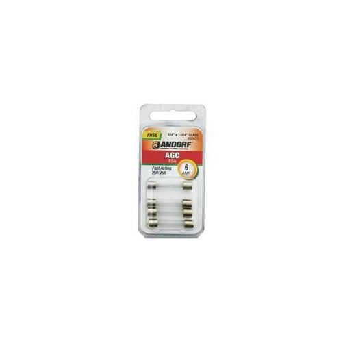 Jandorf Specialty Hardw Fuse Agc 6A Fast Acting 60633