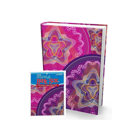 Book Sox Stretchable Book Cover: Jumbo Spirograph Print. Fits Most Hardcover Textbooks up to 9 x 11. Adhesive-Free, Nylon Fabric School Book Protector. Easy to Put On. Washable & Reusable Jacket.