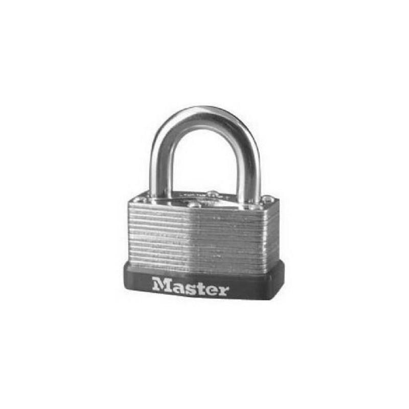 Master Lock Padlock, Laminated Steel Warded Lock, 1-3/4 in. Wide, 500D