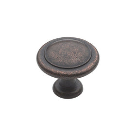 Amerock BP1387-RBZ Reflections 1-1/4-Inch Diameter Knob, Rustic Bronze