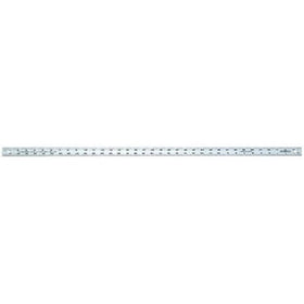 Johnson Level & Tool J236 36" Aluminum Yardstick, 1-1/8 Wide Extruded Aluminum Rule, Screened, Thermal-Bonded Black Graduations in 1/8 and 1/16