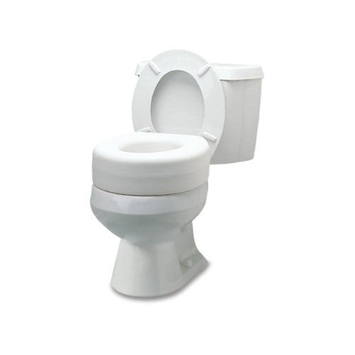 Lumex Everyday Lightweight And Portable Raised Toilet Seat, White