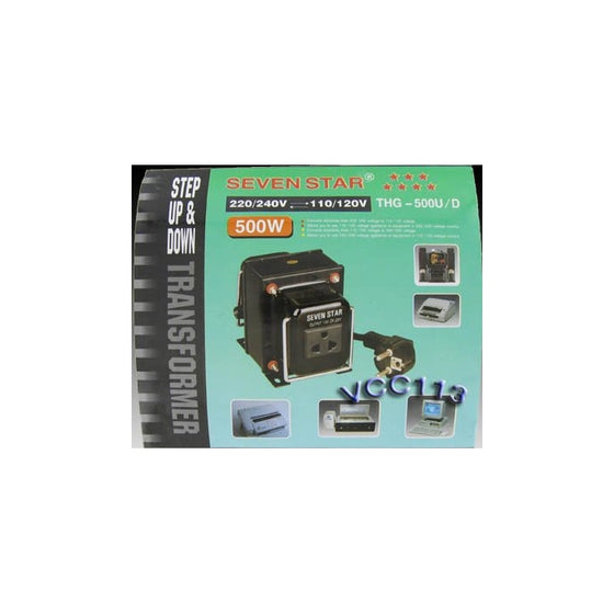 7 Star THG-500 U/D Step up & Down Voltage Transformer