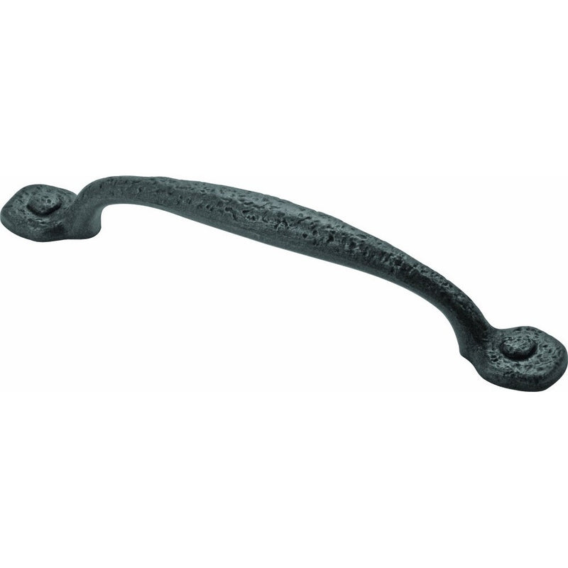 Hickory Hardware P3006-BI 8-Inch Refined Rustic Appliance Pull, 8-Inch, Black Iron