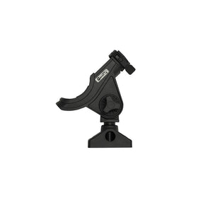 Scotty #280-BK Baitcaster/ Spinning Rod Holder w/ #241 Side Deck Mount (Black)