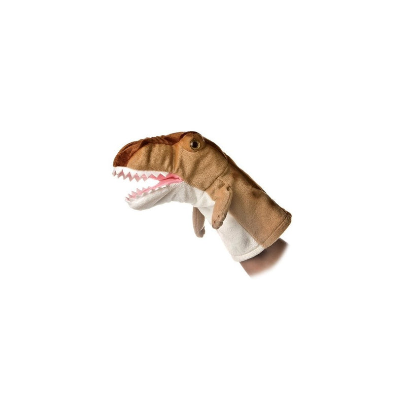 Aurora World Hand Puppet Plush T Rex Dinosaur, 10"