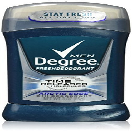 Degree Men Fresh Deodorant with Time Released Molecules, Arctic Edge 3 oz (85 g)